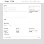 Lauren's Contact Form